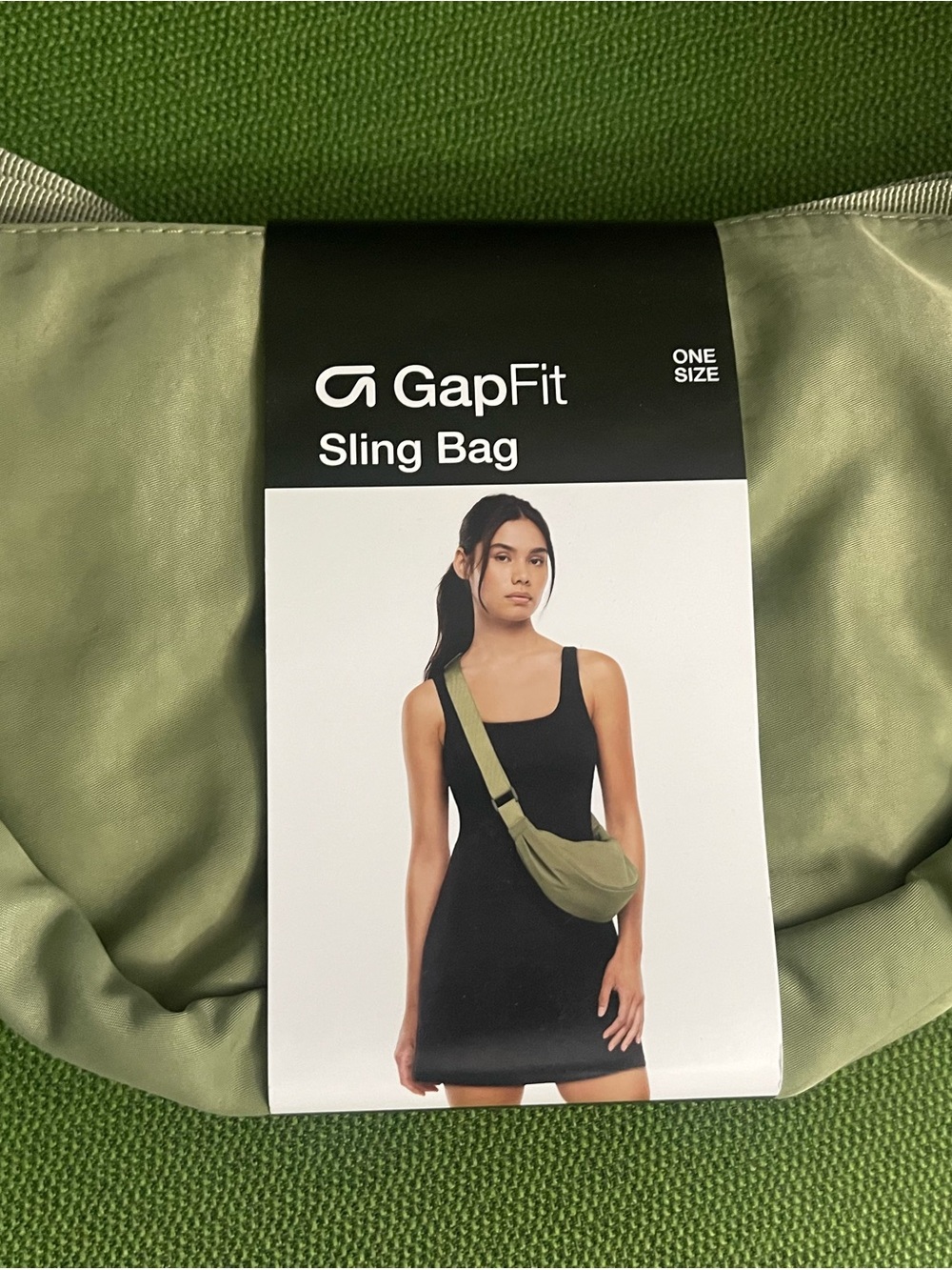 GAP Olive Green Sling Bag New